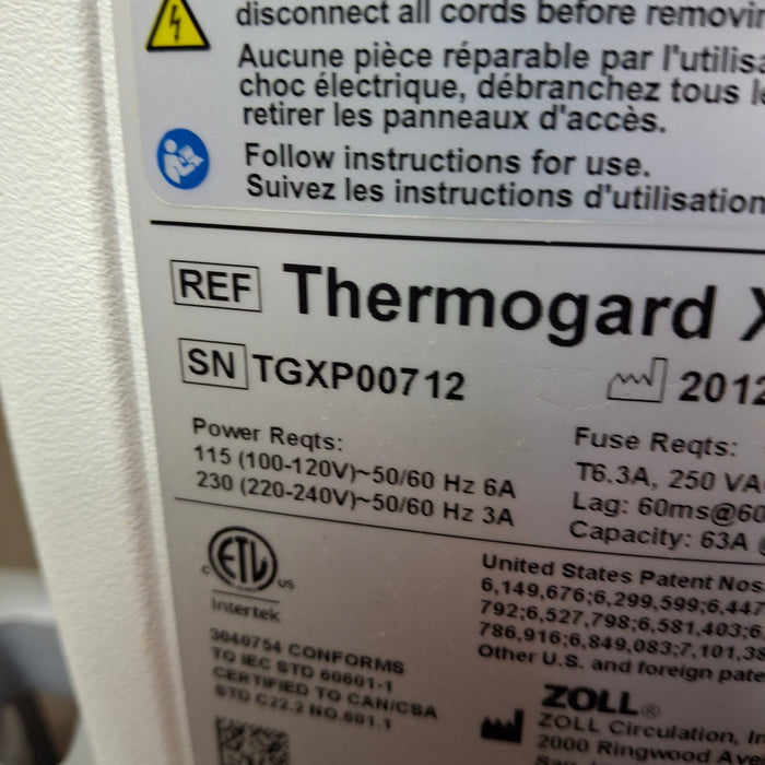 Zoll Zoll Thermogard XP Temperature Management System Temperature Control Units reLink Medical
