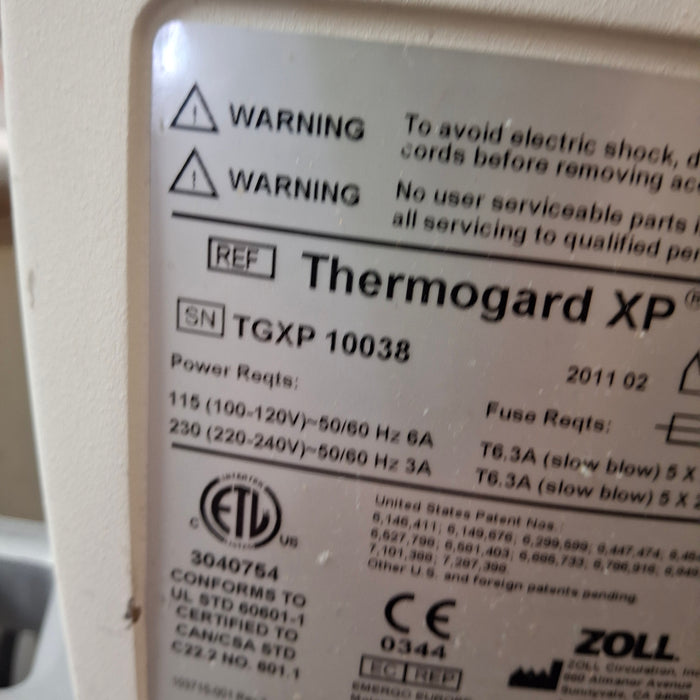 Zoll Zoll Thermogard XP Temperature Management System Temperature Control Units reLink Medical