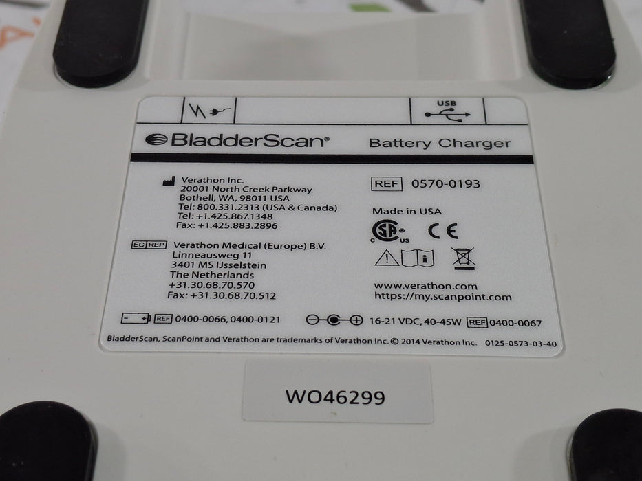 Verathon Medical, Inc Verathon Medical, Inc BladderScan 0570-0193 Battery Charger Surgical Equipment reLink Medical