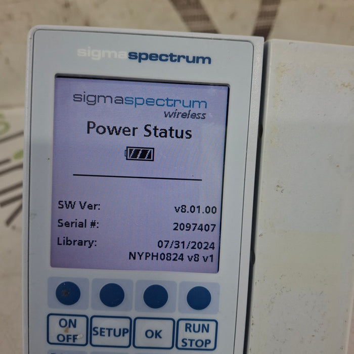 Baxter Baxter Sigma Spectrum 8.01.00 w/o Battery Infusion Pump Infusion Pumps reLink Medical