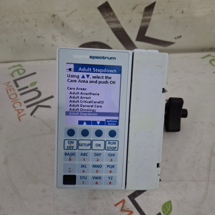Baxter Baxter Sigma Spectrum 8.01.00 w/o Battery Infusion Pump Infusion Pumps reLink Medical