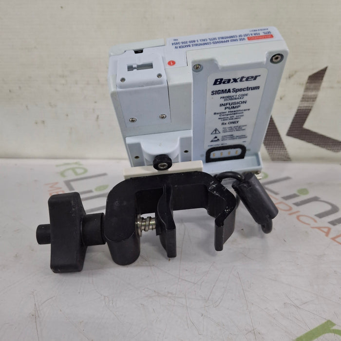 Baxter Baxter Sigma Spectrum 8.01.00 w/o Battery Infusion Pump Infusion Pumps reLink Medical