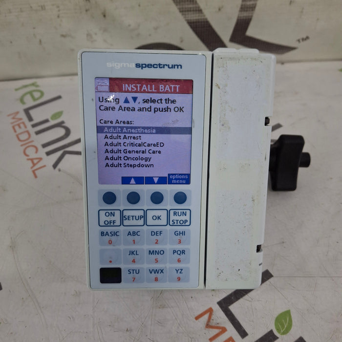 Baxter Sigma Spectrum 8.00.03 w/o Battery Infusion Pump