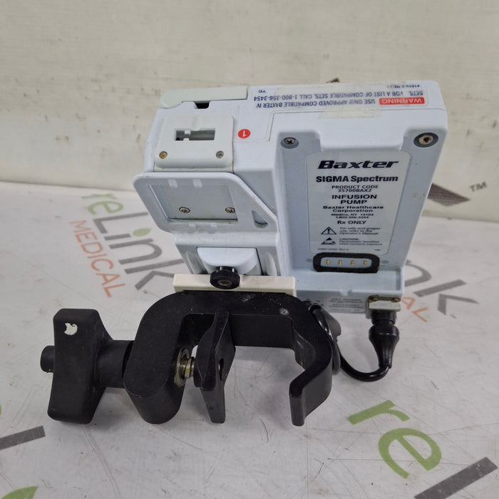 Baxter Baxter Sigma Spectrum 8.01.00 w/o Battery Infusion Pump Infusion Pump reLink Medical