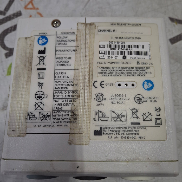 GE Healthcare GE Healthcare 9136A-Minitel 2010 Mini Telemetry System Patient Monitors reLink Medical