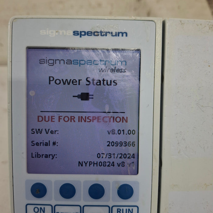 Baxter Baxter Sigma Spectrum 8.01.00 w/o Battery Infusion Pump Infusion Pump reLink Medical