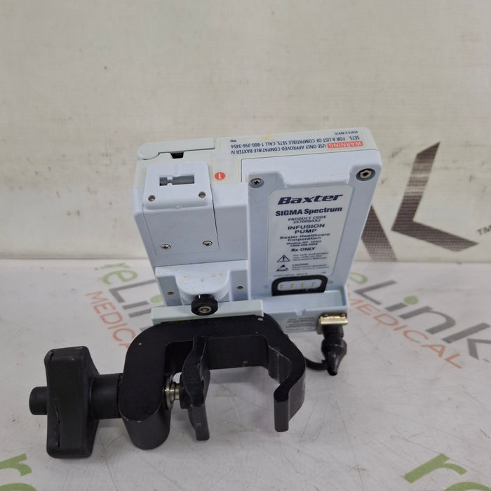 Baxter Baxter Sigma Spectrum 8.01.00 w/o Battery Infusion Pump Infusion Pump reLink Medical