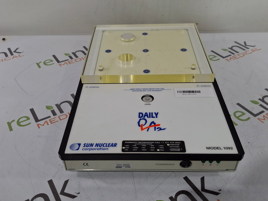 Sun Nuclear Corporation Sun Nuclear Corporation Daily QA 2 Diode Array Detector Research Lab reLink Medical