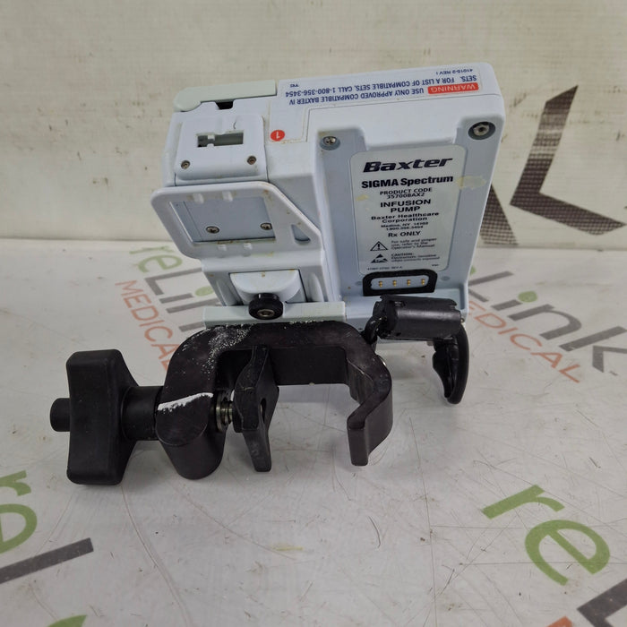 Baxter Baxter Sigma Spectrum 8.01.00 w/o Battery Infusion Pump Infusion Pump reLink Medical