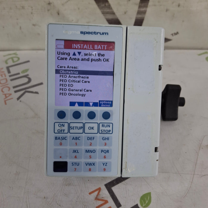 Baxter Sigma Spectrum 8.00.05 w/o Battery Infusion Pump
