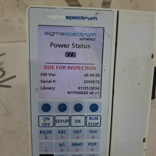 Baxter Baxter Sigma Spectrum 8.00.05 w/o Battery Infusion Pump Infusion Pumps reLink Medical