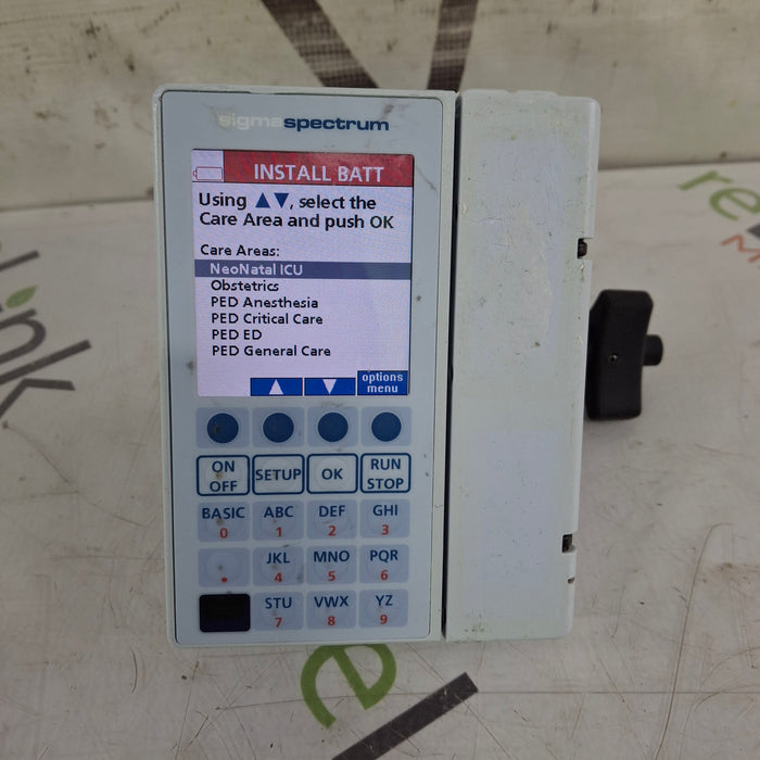 Baxter Baxter Sigma Spectrum 8.00.05 w/o Battery Infusion Pump Infusion Pumps reLink Medical