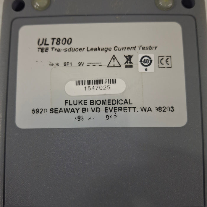 Fluke Fluke ULT800 Tee Transducer Leakage Current Tester Test Equipment reLink Medical
