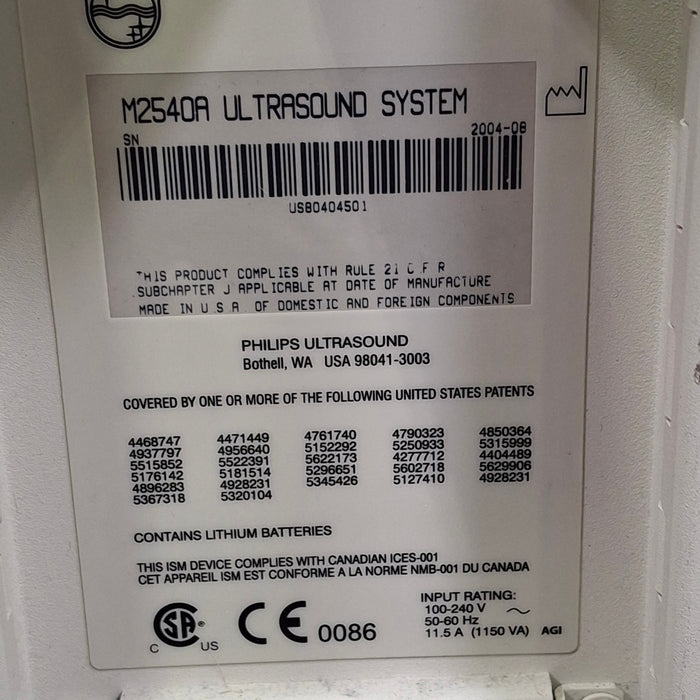 Philips Philips Envisor C-HD M2540A Ultrasound Ultrasound reLink Medical