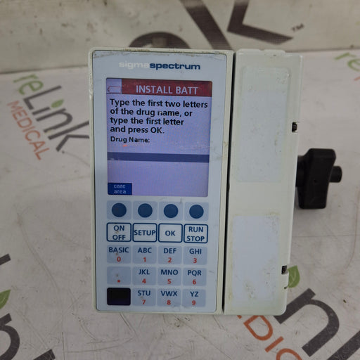 Baxter Baxter Sigma Spectrum 8.01.00 w/o Battery Infusion Pump Infusion Pump reLink Medical
