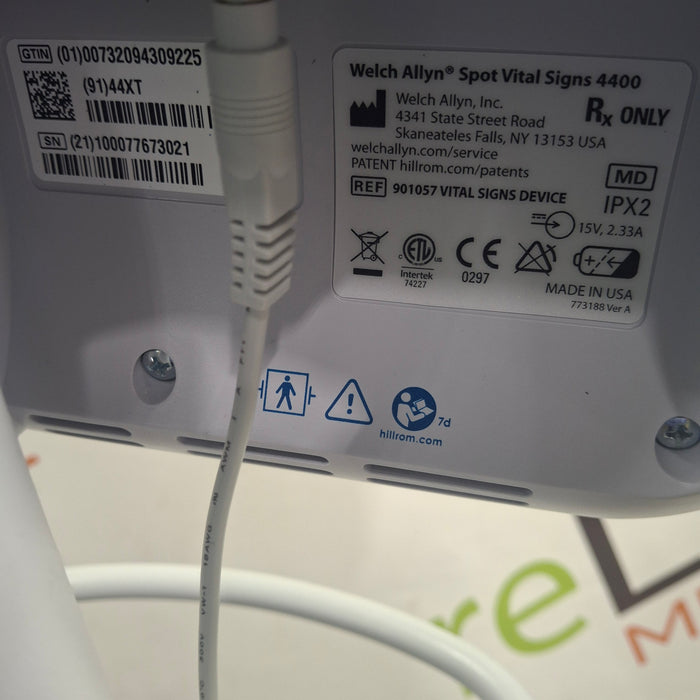 Welch Allyn Spot 4400 Vital Signs Monitor
