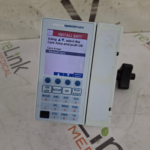 Baxter Baxter Sigma Spectrum 8.01.00 w/o Battery Infusion Pump Infusion Pump reLink Medical