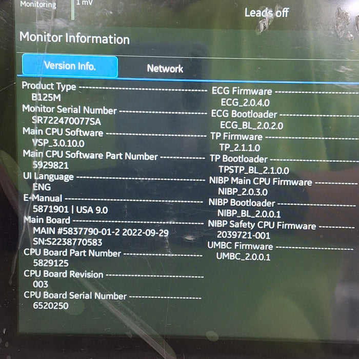 GE Healthcare GE Healthcare B125M Patient Monitor Patient Monitors reLink Medical