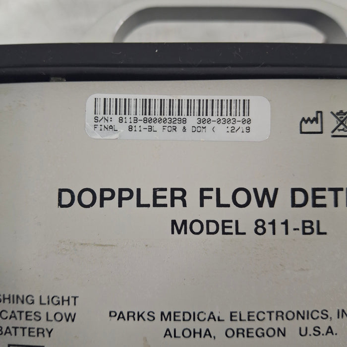 Parks 811-BL Doppler Flow Detector