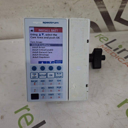 Baxter Baxter Sigma Spectrum 8.00.03 w/o Battery Infusion Pump Infusion Pump reLink Medical