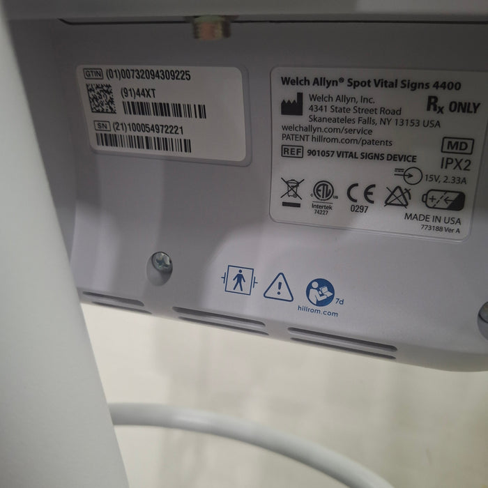 Welch Allyn Spot 4400 Vital Signs Monitor