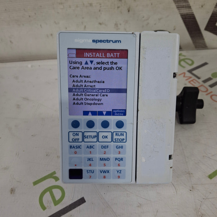 Baxter Baxter Sigma Spectrum 8.00.05 w/o Battery Infusion Pump Infusion Pump reLink Medical