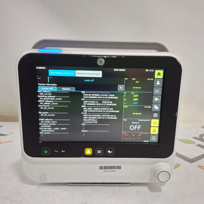 GE Healthcare B105 Patient Monitor