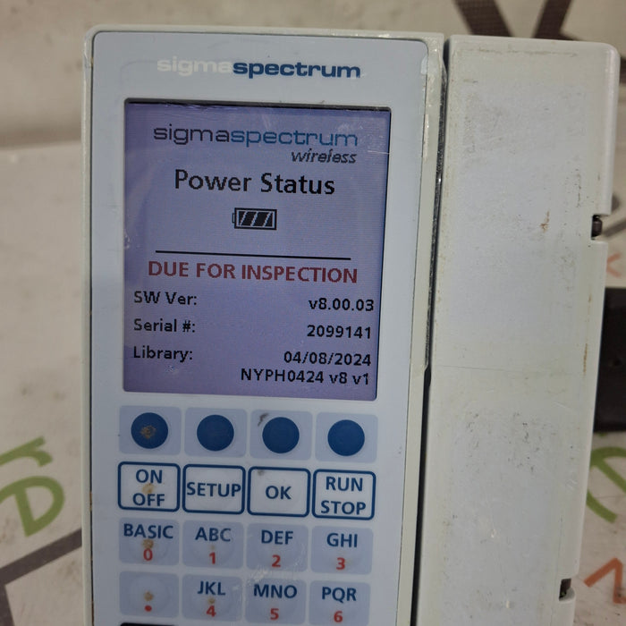 Baxter Baxter Sigma Spectrum 8.00.03 w/o Battery Infusion Pump Infusion Pump reLink Medical