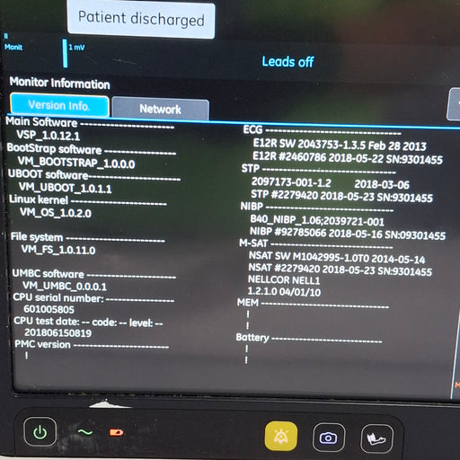 GE Healthcare GE Healthcare B125 Patient Monitor Patient Monitors reLink Medical