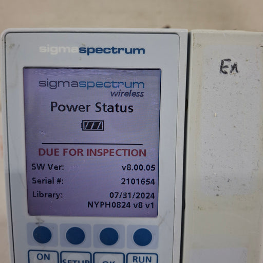 Baxter Baxter Sigma Spectrum 8.00.05 w/o Battery Infusion Pump Infusion Pump reLink Medical