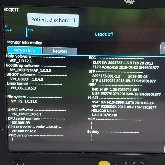 GE Healthcare GE Healthcare B125 Patient Monitor Patient Monitors reLink Medical