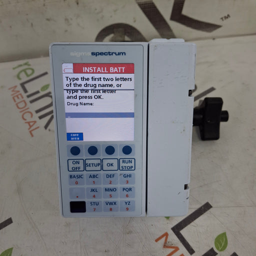 Baxter Baxter Sigma Spectrum 8.01.00 w/o Battery Infusion Pump Infusion Pump reLink Medical