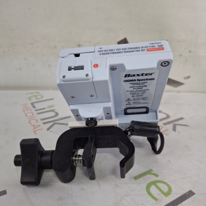 Baxter Baxter Sigma Spectrum 8.01.00 w/o Battery Infusion Pump Infusion Pump reLink Medical