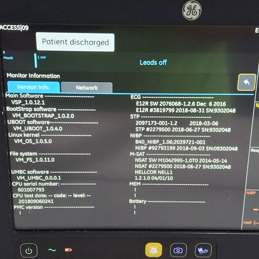 GE Healthcare GE Healthcare B125 Patient Monitor Patient Monitors reLink Medical