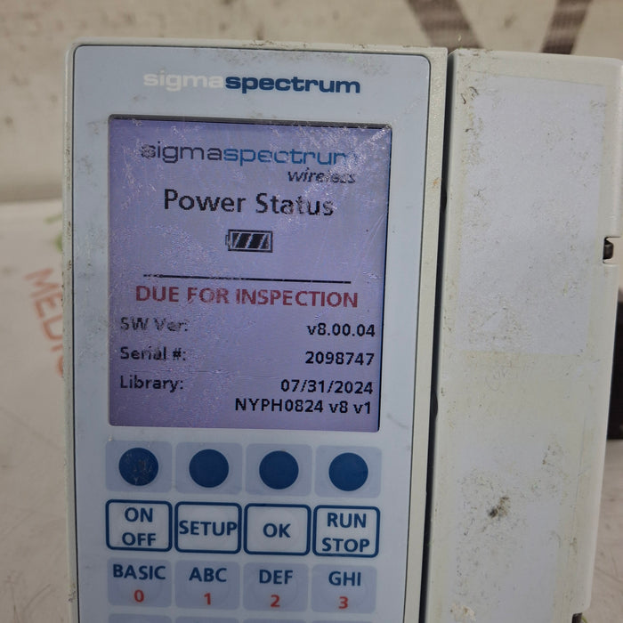 Baxter Baxter Sigma Spectrum 8.00.04 w/o Battery Infusion Pump Infusion Pumps reLink Medical