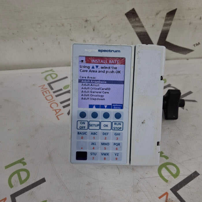 Baxter Baxter Sigma Spectrum 8.00.04 w/o Battery Infusion Pump Infusion Pumps reLink Medical