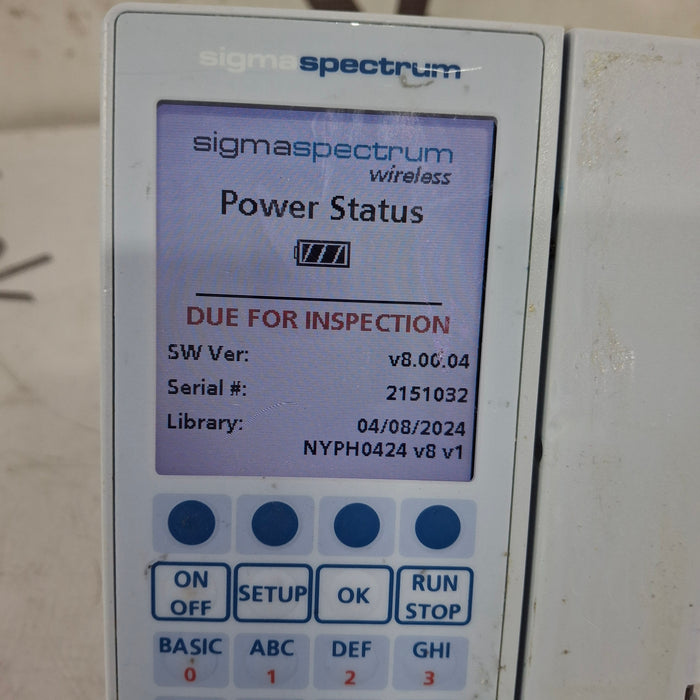 Baxter Baxter Sigma Spectrum 8.00.04 w/o Battery Infusion Pump Infusion Pumps reLink Medical