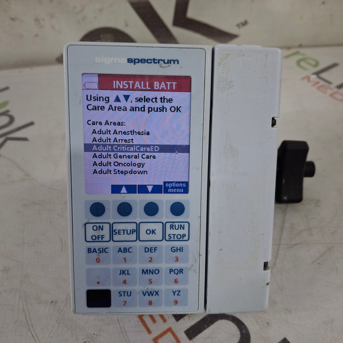 Baxter Baxter Sigma Spectrum 8.00.04 w/o Battery Infusion Pump Infusion Pumps reLink Medical