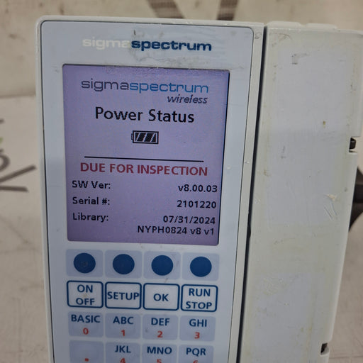 Baxter Baxter Sigma Spectrum 8.00.03 w/o Battery Infusion Pump Infusion Pumps reLink Medical