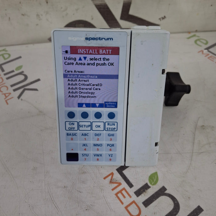 Baxter Baxter Sigma Spectrum 8.00.03 w/o Battery Infusion Pump Infusion Pumps reLink Medical