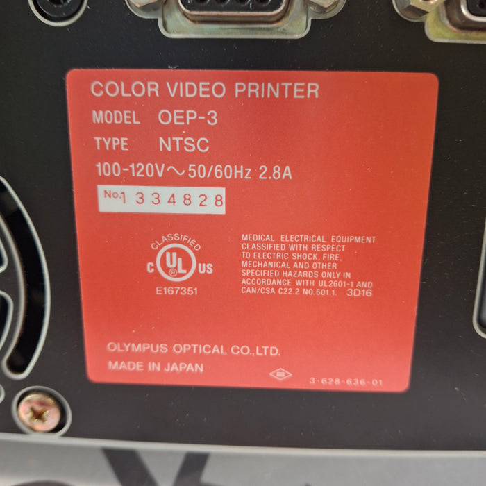 Olympus Olympus OEP-3 Color Video Printer Flexible Endoscopy reLink Medical