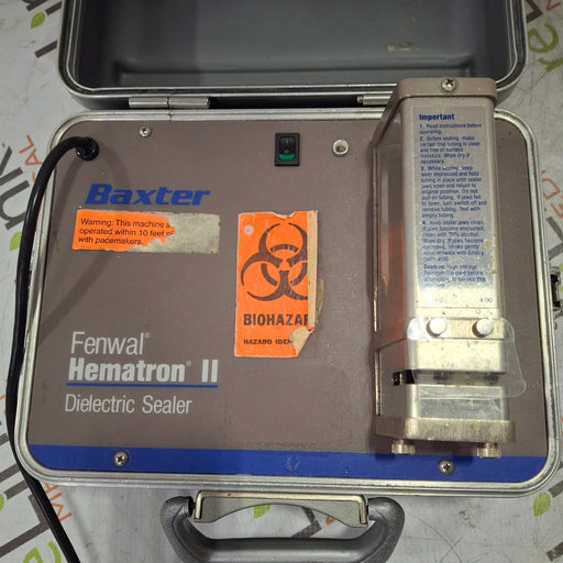 Baxter Baxter Fenwal Hematron II Dielectric Sealer Research Lab reLink Medical