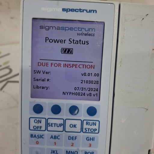 Baxter Baxter Sigma Spectrum 8.01.00 w/o Battery Infusion Pump Infusion Pump reLink Medical