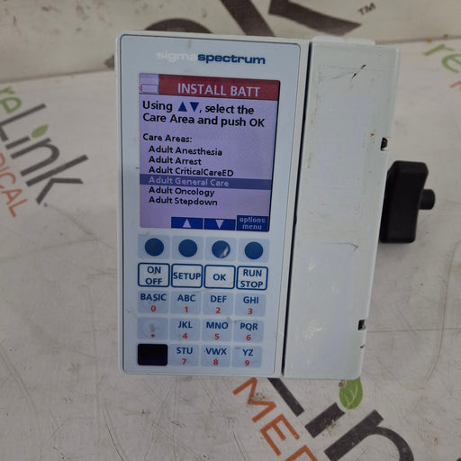 Baxter Baxter Sigma Spectrum 8.01.00 w/o Battery Infusion Pump Infusion Pump reLink Medical