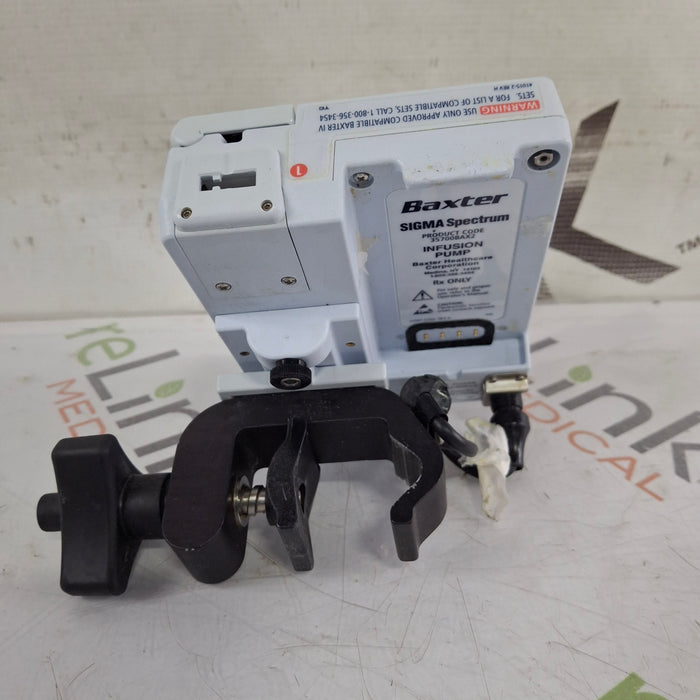 Baxter Baxter Sigma Spectrum 8.01.00 w/o Battery Infusion Pump Infusion Pump reLink Medical