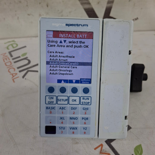 Baxter Baxter Sigma Spectrum 8.00.03 w/o Battery Infusion Pump Infusion Pump reLink Medical