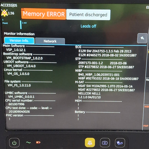 GE Healthcare GE Healthcare B125 Patient Monitor Patient Monitors reLink Medical