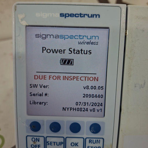 Baxter Baxter Sigma Spectrum 8.00.05 w/o Battery Infusion Pump Infusion Pumps reLink Medical