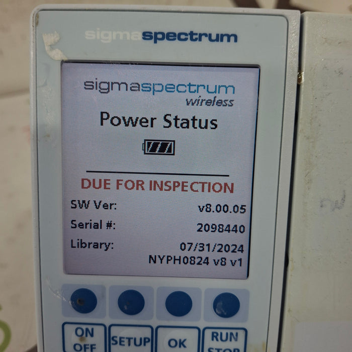 Baxter Baxter Sigma Spectrum 8.00.05 w/o Battery Infusion Pump Infusion Pumps reLink Medical