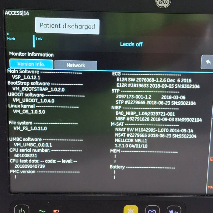 GE Healthcare GE Healthcare B125 Patient Monitor Patient Monitors reLink Medical